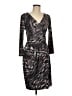 BCBGMAXAZRIA Gray Cocktail Dress Size M - photo 1