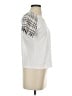 Maje Plaid White Short Sleeve T-Shirt Size Sm (1) - photo 4