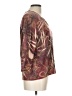Jane Ashley 100% Polyester Brown 3/4 Sleeve Blouse Size L - photo 4