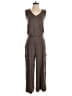 Lisa Rinna Solid Brown Jumpsuit Size XS - photo 1
