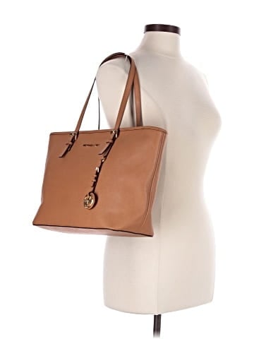 MICHAEL Michael Kors Leather Tote (view 2)