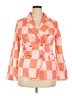 Unbranded 100% Polyester Checkered-gingham Orange Blazer Size XXL - photo 1