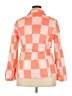 Unbranded 100% Polyester Checkered-gingham Orange Blazer Size XXL - photo 2