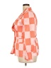 Unbranded 100% Polyester Checkered-gingham Orange Blazer Size XXL - photo 5