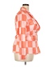 Unbranded 100% Polyester Checkered-gingham Orange Blazer Size XXL - photo 4