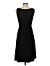 Lands' End Solid Black Cocktail Dress Size XS - photo 2