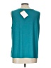 Bob Mackie Teal Sleeveless Blouse Size L - photo 2