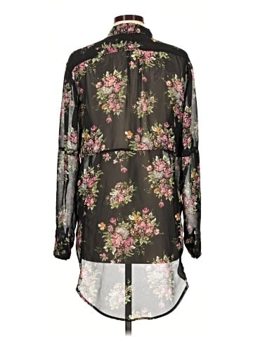 Line & Dot Long Sleeve Blouse (view 2)