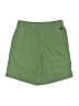 Tea 100% Cotton Solid Green Shorts Size 10 - photo 2