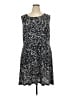 Apt. 9 Tweed Silver Cocktail Dress Size 2X - photo 1