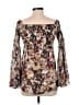 Bailey 44 Brown 3/4 Sleeve Blouse Size M - photo 2