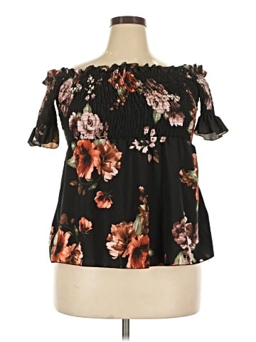 Boohoo Short Sleeve Blouse (view 1)