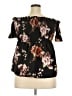 Boohoo Black Short Sleeve Blouse Size 18 - photo 2