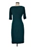 Connected Apparel Solid Teal Cocktail Dress Size 8 - photo 2
