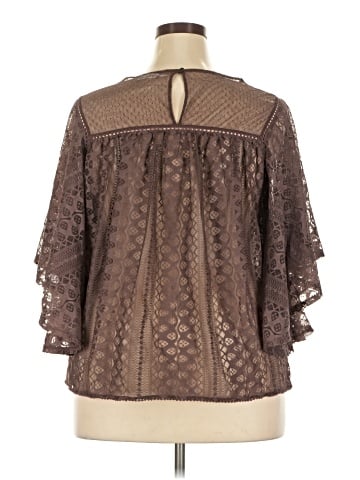 Maurices 3/4 Sleeve Blouse (view 2)