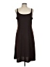 MSK 100% Polyester Solid Brown Casual Dress Size 12 - photo 1