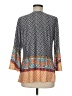 New Directions Gray 3/4 Sleeve Blouse Size M - photo 2
