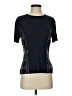 St. John Blue Short Sleeve Top Size S - photo 1