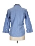 IZOD Blue 3/4 Sleeve Button-Down Shirt Size L - photo 2