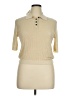 Madewell Ivory Short Sleeve Turtleneck Size XL - photo 1