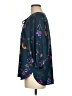 West Kei 100% Polyester Teal 3/4 Sleeve Blouse Size M - photo 5