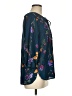 West Kei 100% Polyester Teal 3/4 Sleeve Blouse Size M - photo 4