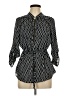 J for Justify Black 3/4 Sleeve Blouse Size L - photo 1