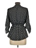 J for Justify Black 3/4 Sleeve Blouse Size L - photo 2