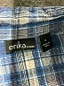 Erika Plaid Blue Short Sleeve Button-Down Shirt Size 1X - photo 7