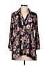 Sunny Leigh 100% Polyester Black Long Sleeve Blouse Size M - photo 1
