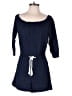 Mud Pie 100% Cotton Solid Blue Romper Size M - photo 1