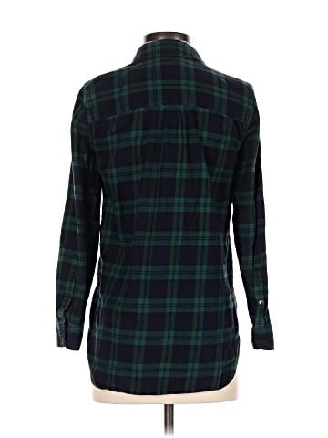 Madewell Classic Ex-Boyfriend Shirt in Dark Plaid (view 2)