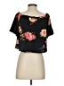 O'Neill 100% Viscose Black Short Sleeve Blouse Size S - photo 2