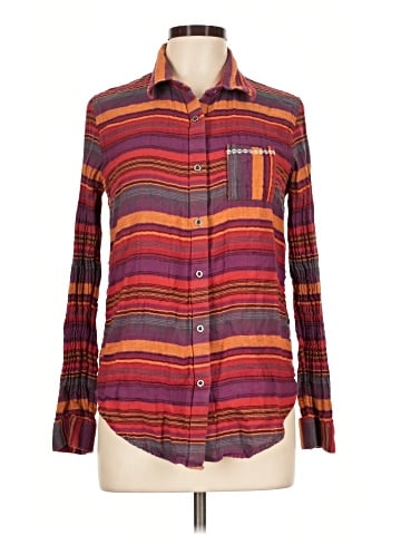 Material Girl Long Sleeve Button-Down Shirt (view 1)