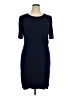 Roz & Ali Solid Blue Casual Dress Size XL - photo 1
