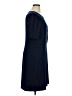 Roz & Ali Solid Blue Casual Dress Size XL - photo 4