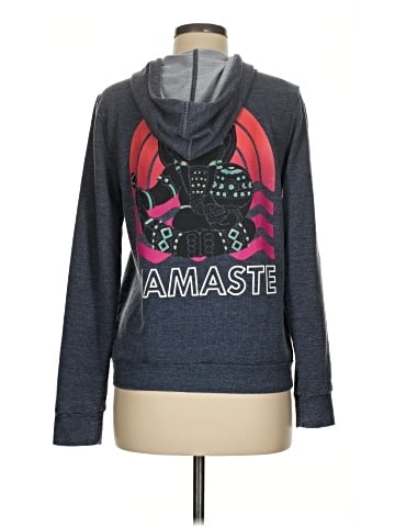 Lucky Lotus Zip Up Hoodie (view 2)