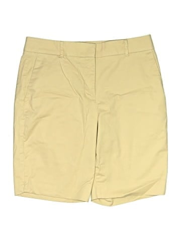 Ann Taylor Khaki Shorts (view 1)