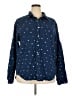 J.Crew 100% Cotton Stars Blue Long Sleeve Button-Down Shirt Size XXL - photo 1