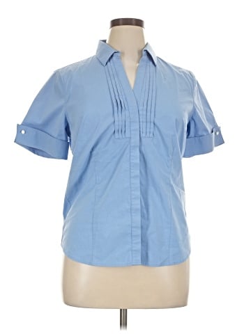 Lands' End Short Sleeve Blouse (view 1)