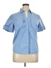 Lands' End Blue Short Sleeve Blouse Size 14 - photo 1