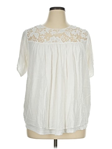 Lane Bryant Short Sleeve Blouse (view 1)