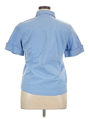 Lands' End Short Sleeve Blouse (view 2)