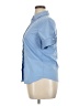 Lands' End Blue Short Sleeve Blouse Size 14 - photo 5
