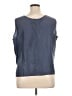 Quo-Silk 100% Silk Gray Sleeveless Silk Top Size 1X - photo 2
