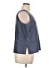 Quo-Silk 100% Silk Gray Sleeveless Silk Top Size 1X - photo 4