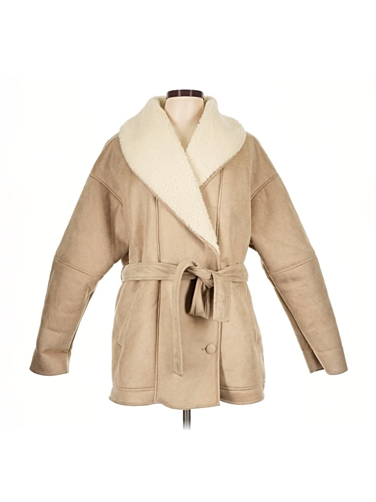 Pre-owned Wild Fable Coat In Tan
