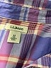 L.L.Bean 100% Cotton Plaid Purple Long Sleeve Button-Down Shirt Size M - photo 7