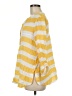 Kaktus Stripes Yellow 3/4 Sleeve Blouse Size M - photo 5