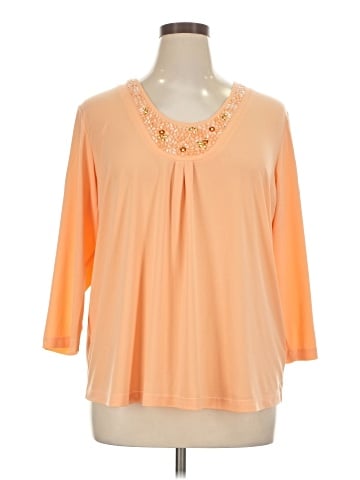 Susan Graver 3/4 Sleeve Blouse (view 1)